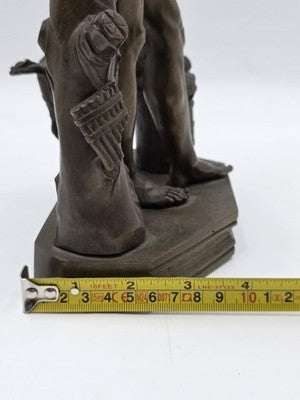 Rare Antique Italian Bronze Sculpture C 1830, Fauno Rosso' - A Nelli Roma.