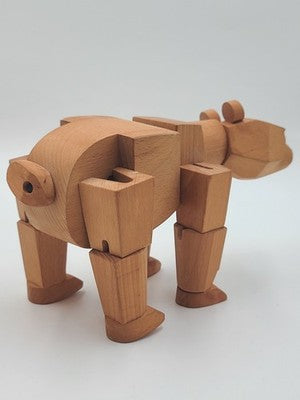 AREAWARE | URSA MINOR BEAR WOODEN TOY | DAVID WEEKS | WOOD CREATURES