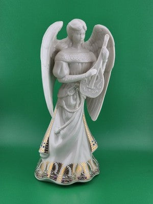 Lenox China Jewels Collection Angel of Harmony Ivory Porcelain & Gold Trim 9.5"