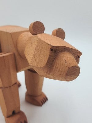 AREAWARE | URSA MINOR BEAR WOODEN TOY | DAVID WEEKS | WOOD CREATURES