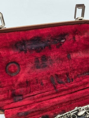 Rare Vintage Jeffrey Clarinet W/ Selmer Paris Mouthpiece France Case Untested