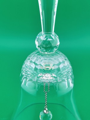 Vintage Swarovski Retired Crystal Dinner Table Bell 1981 5.75" Austria. VG Cond.