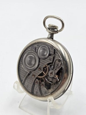 Antique 1892 Elgin Grade 118 17J 18S Pocket Watch Glass Exhibition Back Running