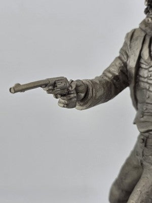 Franklin Mint Western Heritage Museum Fine Pewter The Gunfighter by Jim Ponter