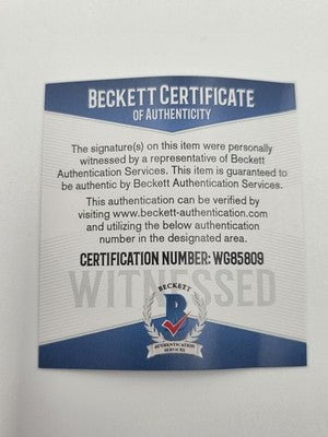 Jevon Kearse Signed Wilson NFL Football Beckett BAS Witnessed COA Titans. New.