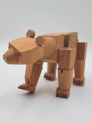 AREAWARE | URSA MINOR BEAR WOODEN TOY | DAVID WEEKS | WOOD CREATURES