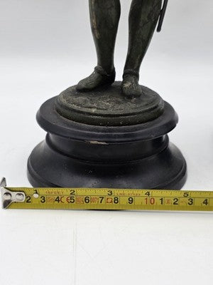 Rare Pair Of Antique Detailed Spelter Statues of Spanish Conquistadors. 15".