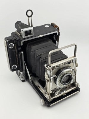 Graflex Crown Graphic 4x5 Camera Kodak Ektar 101mm f4.5 Flash Supermatic. Read.