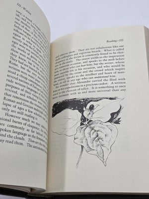1976 Franklin Library Walden Henry David Thoreau Leather Bound Illustrated. New