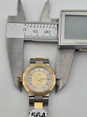 Vintage Baume & Mercier Riviera A5221.018 Two Tone Quartz Ladies Watch. Works.