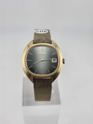 Rare Vintage 1980's Seiko 23j  Hi-Beat 2418-7039 Automatic Unisex Watch. Works.