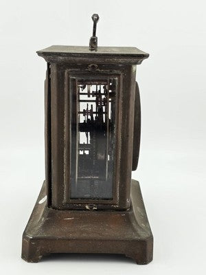 Antique JUNGHANS Germany Carriage Mantle Clock Musical Alarm Clock Music Works