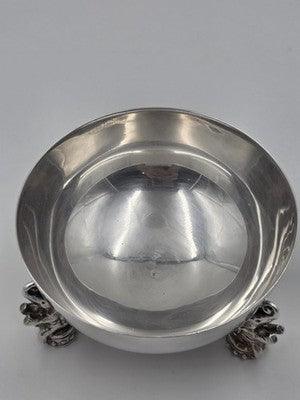 Rare OOAK Jean Boggio Figural Elephant Silver Centerpiece Bowl Surrealist Decor