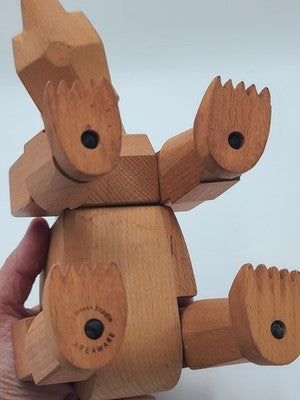 AREAWARE | URSA MINOR BEAR WOODEN TOY | DAVID WEEKS | WOOD CREATURES