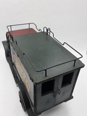 Vintage 24" Jones & Co "We Move Everything" wooden truck 1950s working steering