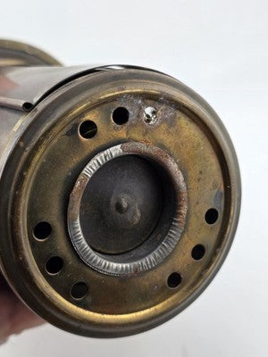 Antique Brass Oil Lantern Early 1900s Maritime Ship Hand Lamp w/ Wick