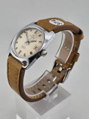 VINTAGE ULTRA-RARE MILUS MANUAL 17 JEWELS WATCH SWISS MADE INCABLOC 1960s. WORKS