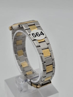 Vintage Baume & Mercier Riviera A5221.018 Two Tone Quartz Ladies Watch. Works.