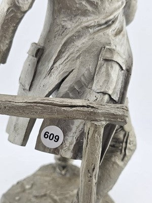 Franklin Mint Western Heritage Museum Fine Pewter The Gunfighter by Jim Ponter