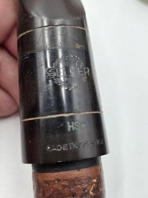 Rare Vintage Jeffrey Clarinet W/ Selmer Paris Mouthpiece France Case Untested