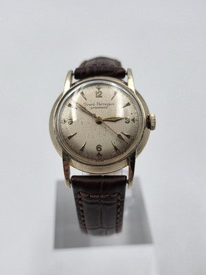 Rare Girard Perregaux Gyromatic Vintage 10k Yellow Gold Filled Automatic. Works