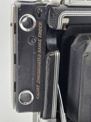Graflex Crown Graphic 4x5 Camera Kodak Ektar 101mm f4.5 Flash Supermatic. Read.