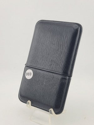 Rare Vintage S.T. Dupont Paris Black Leather Cigarette Case Made in Spain