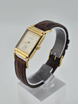 Hamilton Wilshire Registered Edition Mens Quartz Watch Gold Plated New Battery