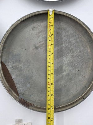 Vintage Buick Tri-Shield Dog Dish Poverty Hub Caps Set of 4 10" 1941-1960 OEM