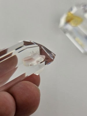 Set Of 2 Vintage Swarovski Figurine Shield Columbine. Excellent Condition.