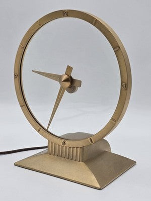 Vintage 1950’s Jefferson “The Golden Hour” Mystery Clock 580-101 True MCM Works