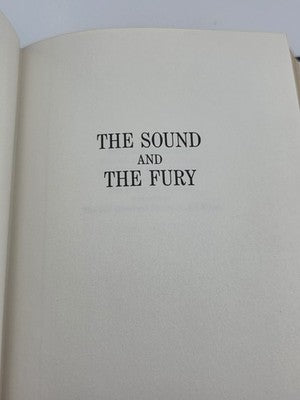 The Sound and The Fury William Faulkner 1976 Franklin Library Limited Edition