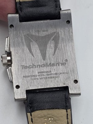 TechnoMarine XSCM 00480 Hummer Swiss Chronograph Sapphire Men’s Watch WORKING