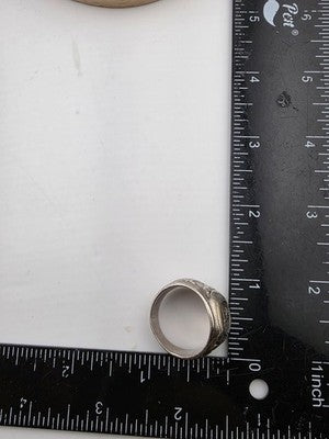 1940's Sterling Silver DeMolay Masonic Chevalier Ring Knights Templar Fraternal