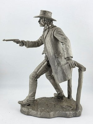 Franklin Mint Western Heritage Museum Fine Pewter The Gunfighter by Jim Ponter