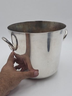 Vintage Christofle "Vertigo" SilverPlated Champagne / Wine Cooler Ice Bucket