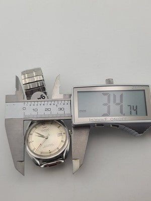 Vtg Waltham Men's Automatic Self-winding Watch 17 Jewels Date 2 tone Hands Runs