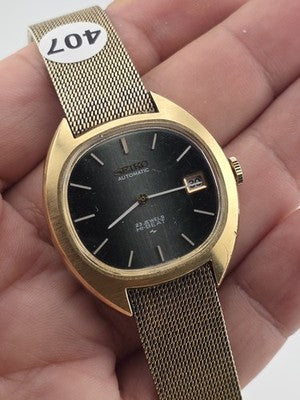 Rare Vintage 1980's Seiko 23j  Hi-Beat 2418-7039 Automatic Unisex Watch. Works.