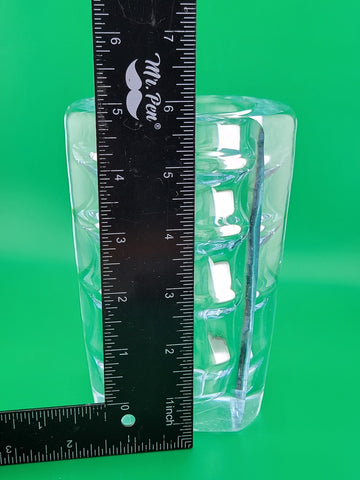 ORREFORS 1930s Edvin Ohrstrom Öhrström RARE Ribbed Optic Glass  Vase, Sweden