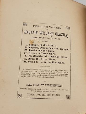 Willard Glazier 1892 Down The Great River Source Of The Mississippi Canoe Trip