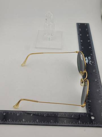 Rare 1980s 52/21mm VINTAGE B&L RAY BAN USA ROUND AVIATOR SUNGLASSES