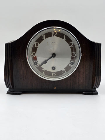 Antique British Bentima Westminster Clock, Art Deco. Working. Read.
