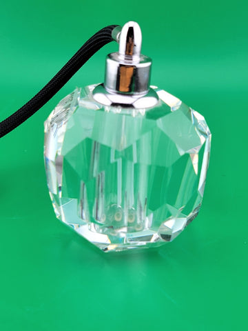 Vintage Oleg Cassini Crystal  Perfume  Bottle with  Atomizer New, unused
