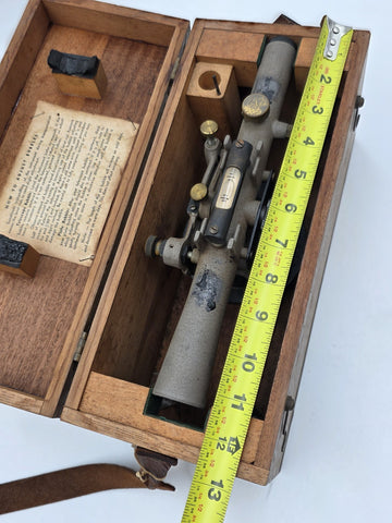 Vintage Craftsman Survey Level Transit w/ Orig. Case – VTG Optical Tool