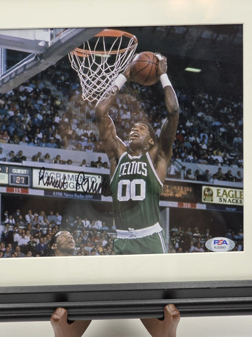 Robert Parish Signed 8x10 Photo PSA DNA AJ20841 Boston Celtics HOF Framed