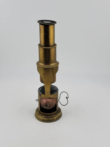 Extremely Rare Scientific Device. Naturalist Field Microscope. Late 19th Century