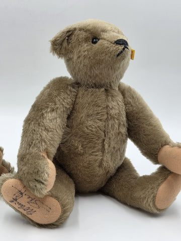Rare Set Of 3 1982 Steiff Museum Teddy Bear Hand Signed Mohair Giengen Brenz