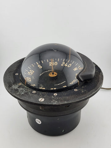 VINTAGE DANFORTH CONSTELLATION 6" MARINE BOAT HIGH SPEED COMPASS. UNTESTED.