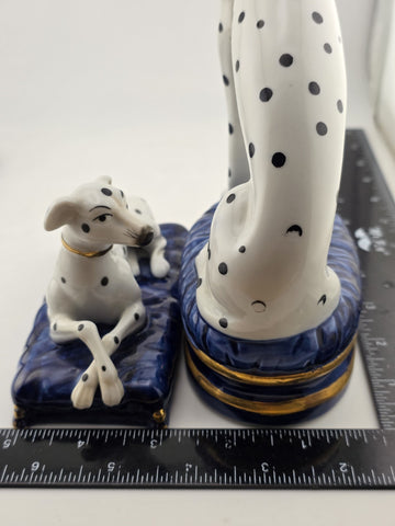 Set Of 3 Vintage Fitz and Floyd Staffordshire Style Dalmatian Dog Figurines