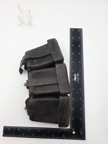 WWII German 1939 K98 Ammo Pouch Stb II./A.R.39 Artillery Regiment 39 Leather